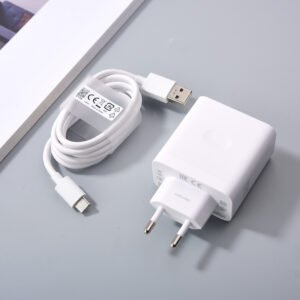 شاحن OPPO 80W Super VOOC + كابل Type-C (EU/US)