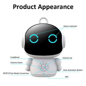 Tuya Smart AI Robot – روبوت تعليمي للأطفال مع WiFi